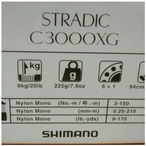 Termurah.. Reel Shimano Stradic C3000Xg Cv