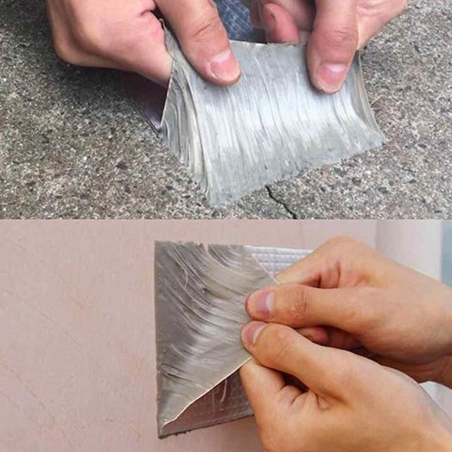 G Lakban Tambal Bocor Atap Merek Pollak Bahan Aluminium Foil 5cmx5m Big Sale Shopee Indonesia