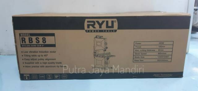 Tekiro Ryu Mesin Band Saw 8 Inch / Gergaji Kayu Bandsaw Ukir Besar Triple