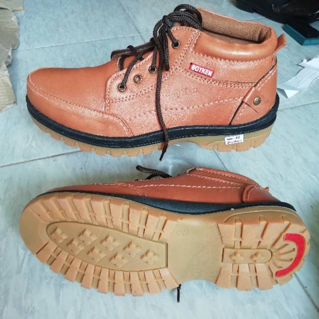 Sepatu PDH Boots pria kulit