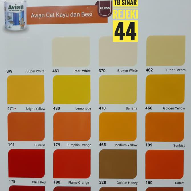 

AVIAN 1KG CAT MINYAK BESI KAYU bkn Glotex Kuda Terbang FTALIT EMCO