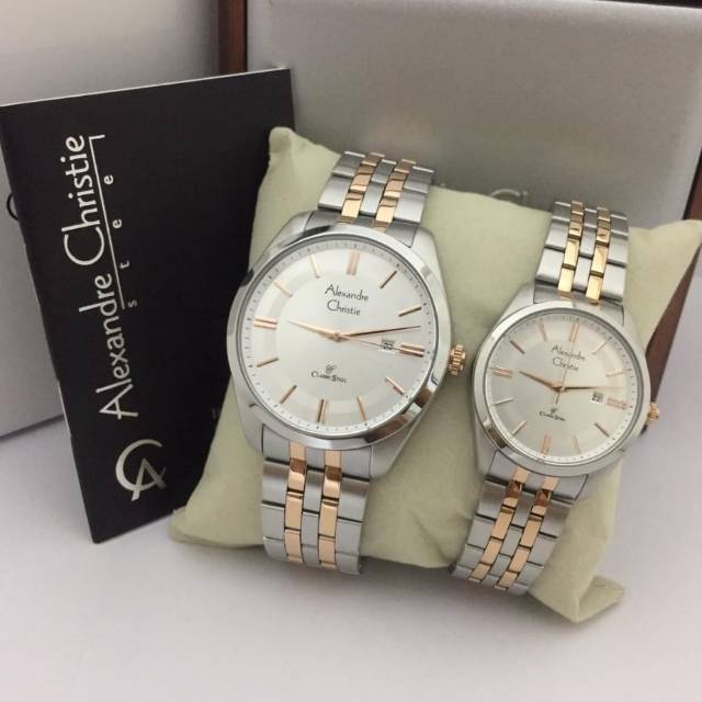 Alexandre Christie AC 8595 Silver Couple