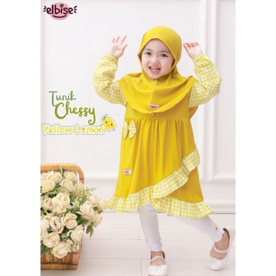 Tunik Chessy By Elbise / Tunik Anak Free Leging / Setelan Anak Original Elbise
