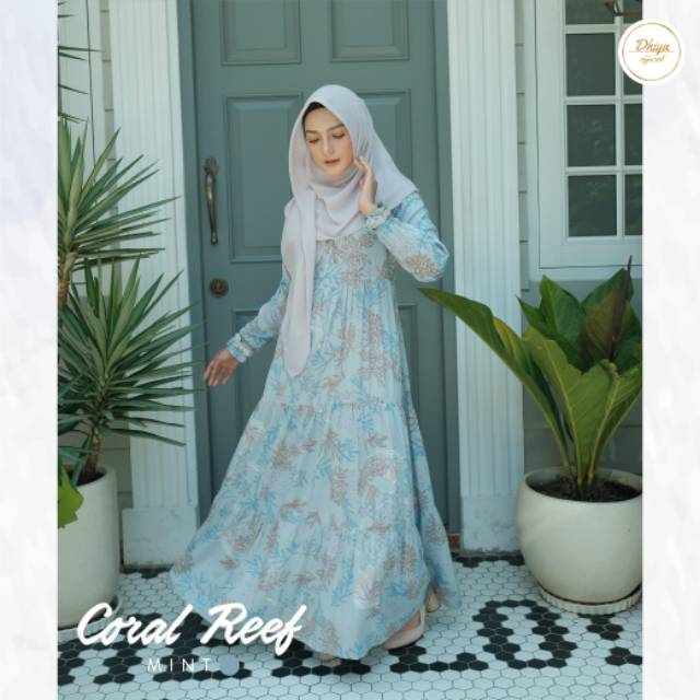 Homedress Coral Reef by Dhiya || Homedress Viscose ||Homedress katun jepang||Daster Rayon Viscose