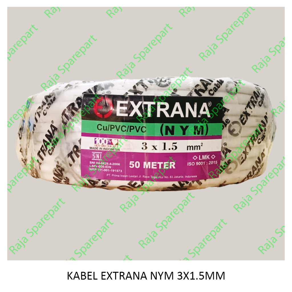 KABEL EXTRANA 3X1.5MM 50METER