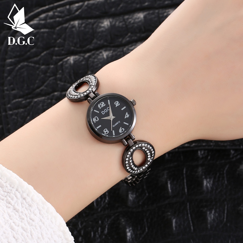 ✨DGC✨JAM  Wanita Fashion Round Dial Gelang Jam Tangan Korea Sederhana Kasual Mahasiswa W230