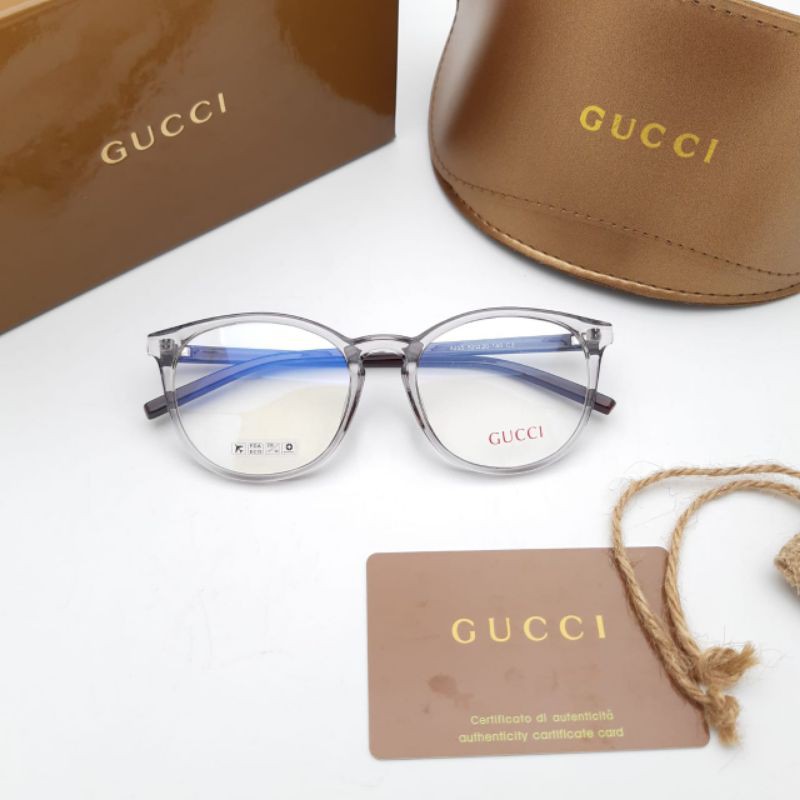 Kacamata Photocromix Antiradiasi Wanita Fashion Gucci 8255 Size 52-20-140 Termurah