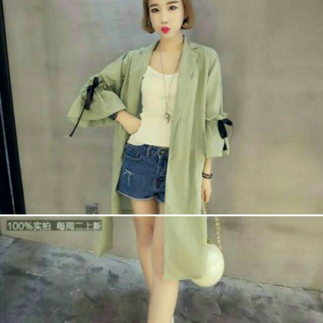 Coat outer long cardigan import korean style korea