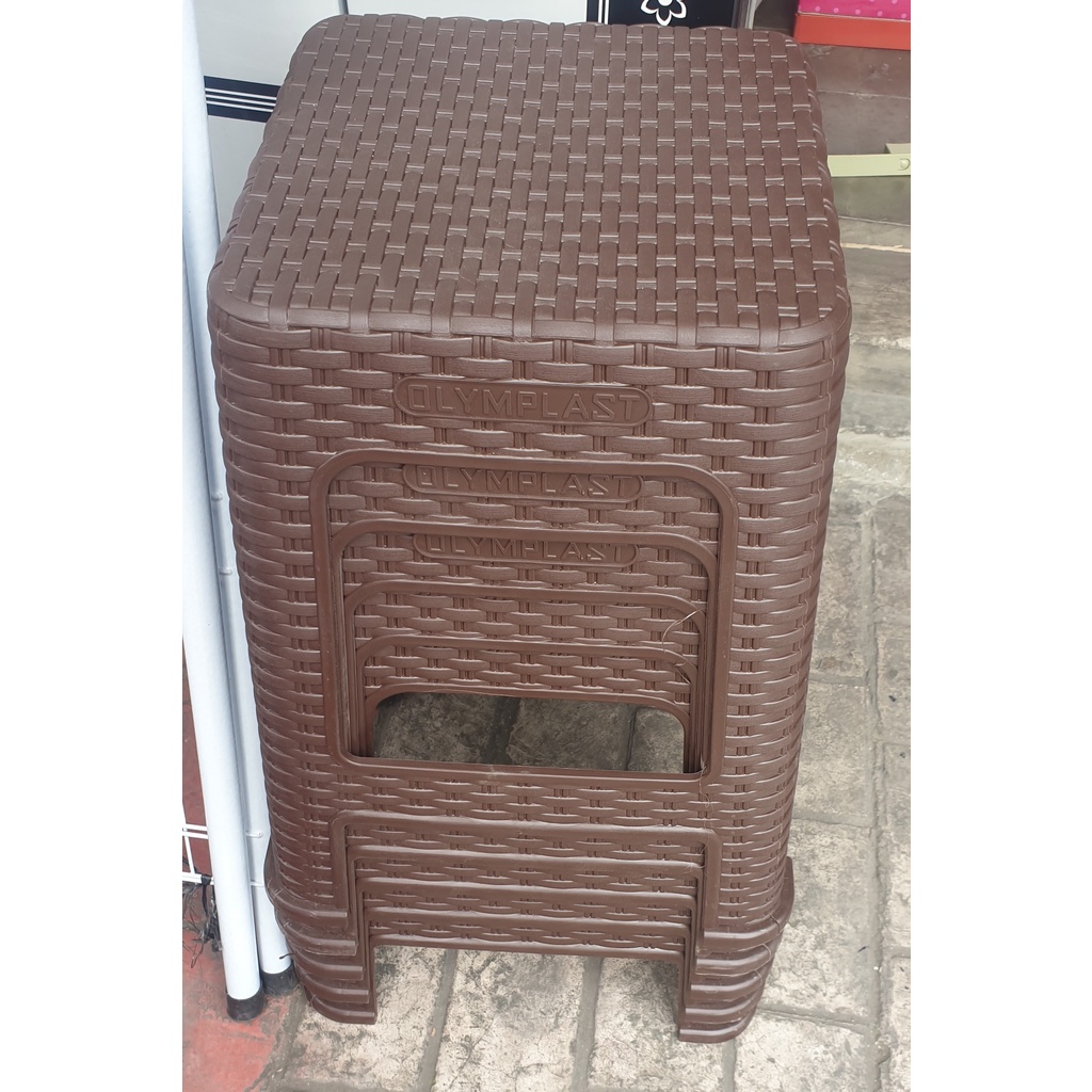 Kursi plastik rotan Olymplast / Kursi baso plastik Olymplast