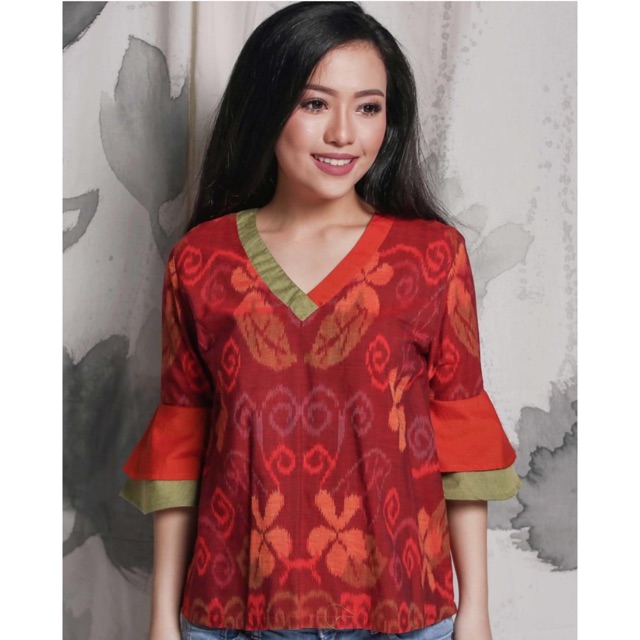 Tenun Jepara Top Batik Kultur Dea Valencia
