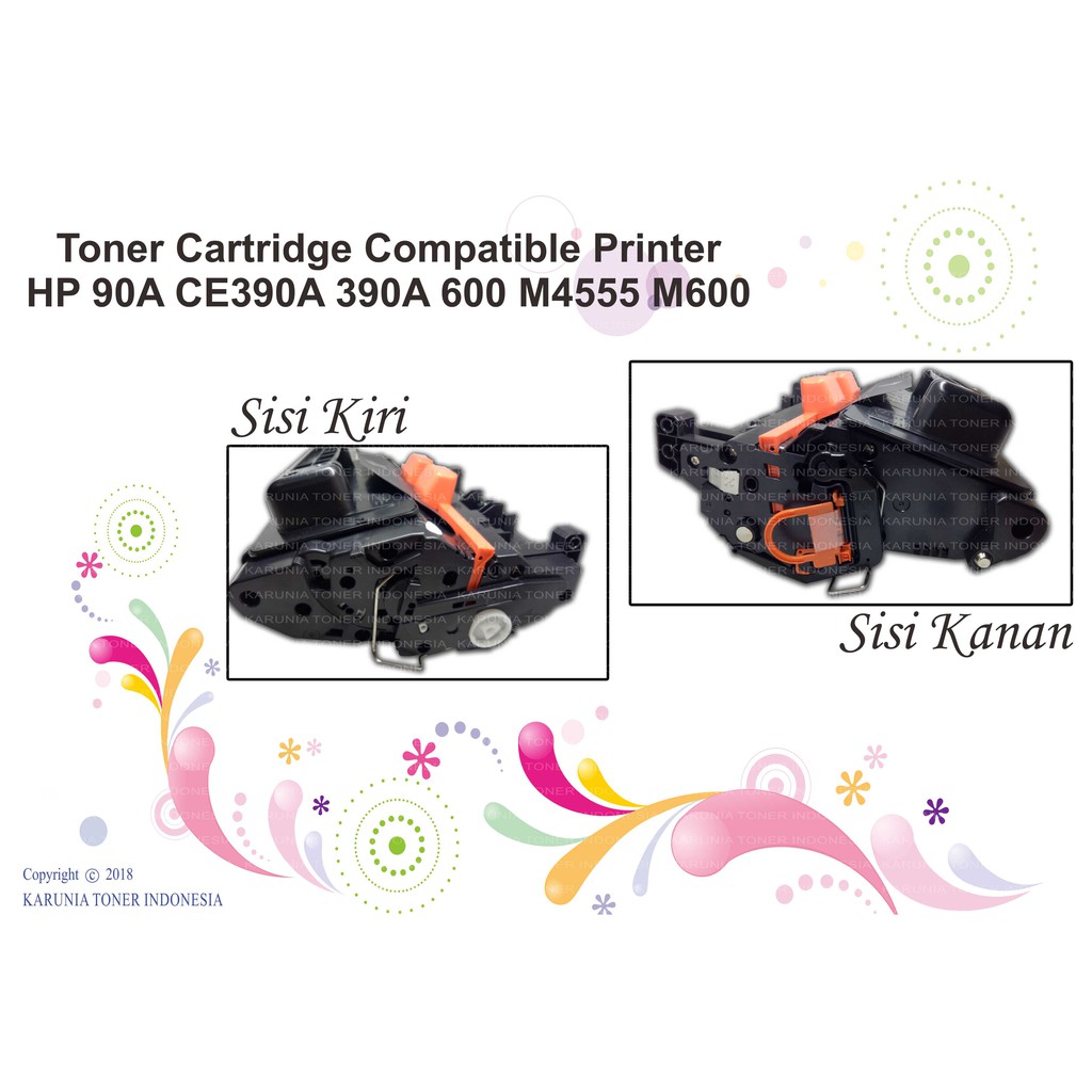 Toner cartridge compatible printer hp 90a ce390a 390a 600 m4555 m600