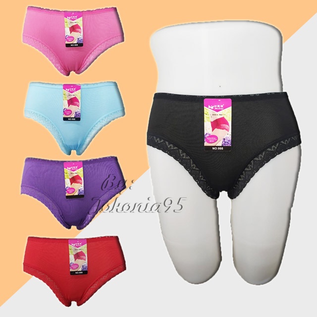 Celana Dalam Renda Nouveau - Grosir CD Wanita Sexy Multicolour Supersoft