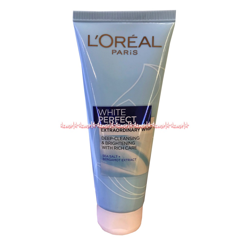 L'oreal White Perfect Extraordinary Whip 100ml Loreal Sabun Cuci Muka