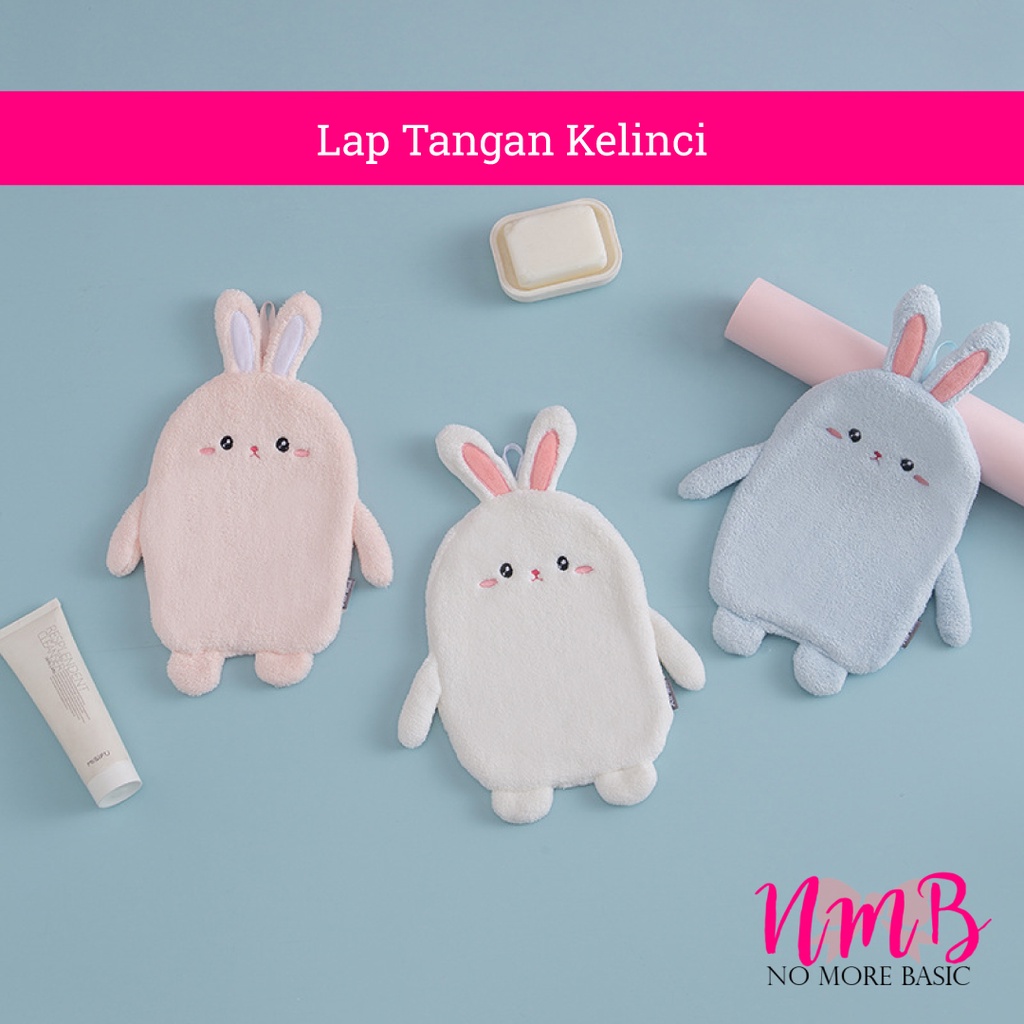 Lap Tangan Gantung Karakter Kelinci / Handuk Tangan Gantung Karakter Kelinci / Handuk Anak / Hand Towel