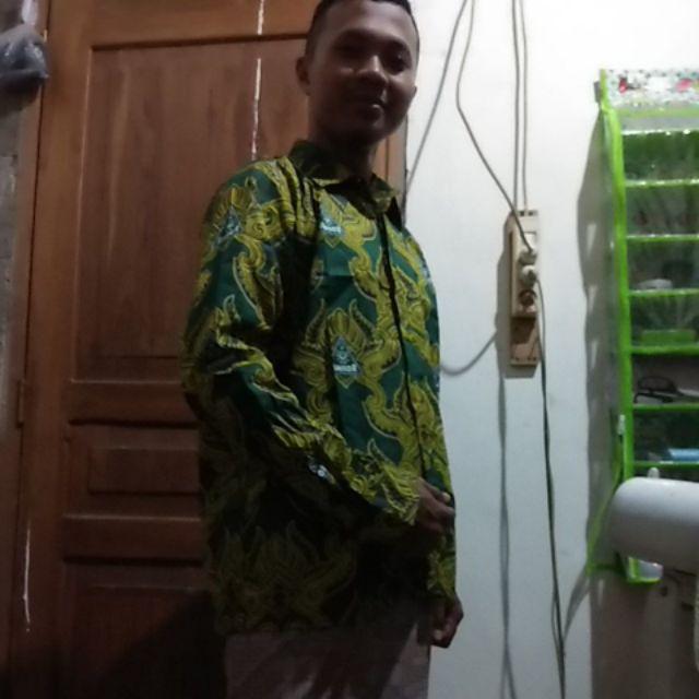 Kemeja Batik Ansor Motif Pisang Bali