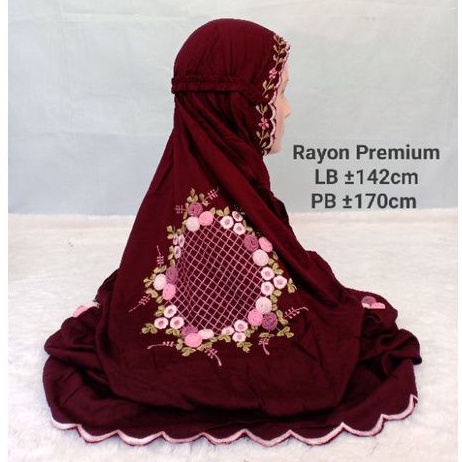 Mukena Terusan / Lajur Anak Tile Punggung