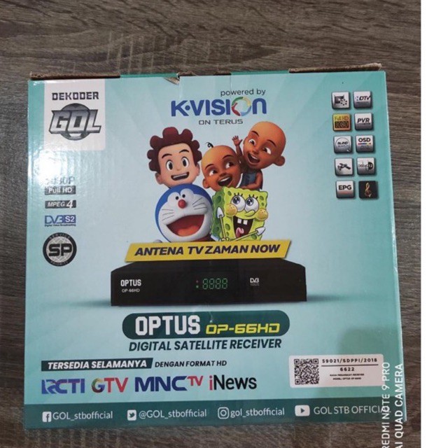 DIGITAL RECEIVER KVISION OPTUS