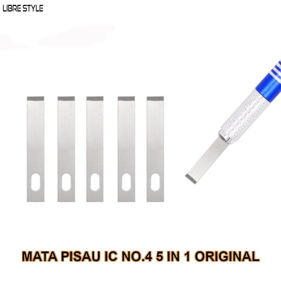 

MATA PISAU IC NO.4 5 IN 1 REFILL PEN CUTTER KNIFE UKIR ORIGINAL