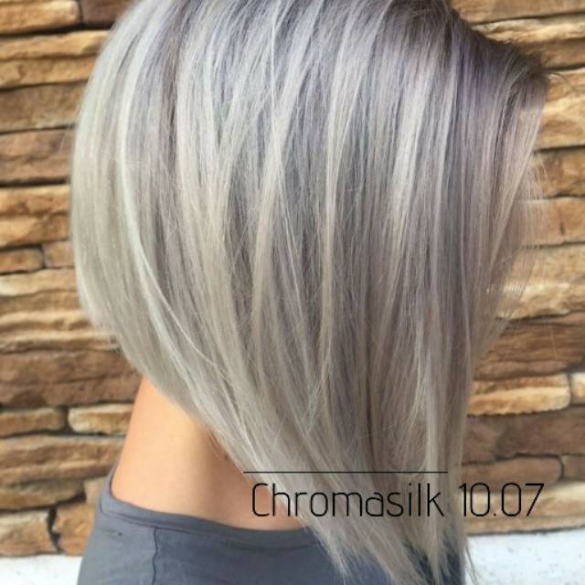  Cat Rambut Pravana  Chromasilk 10 07 ULTRA SHEER PLATINUM 