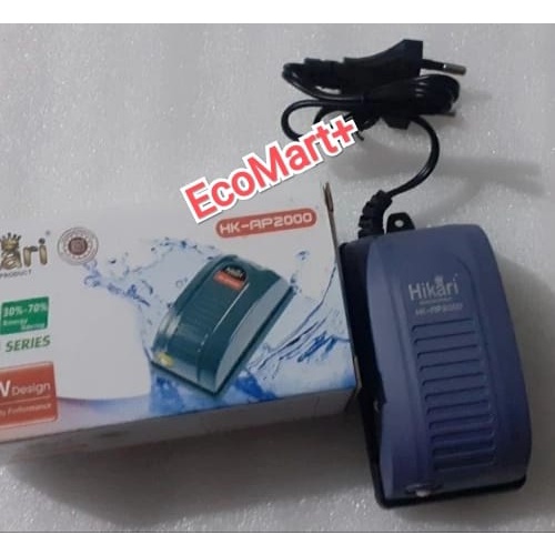 Air Pump HIKARI 2000 Aerator HK-AP2000 Aerator 1 lubang/output