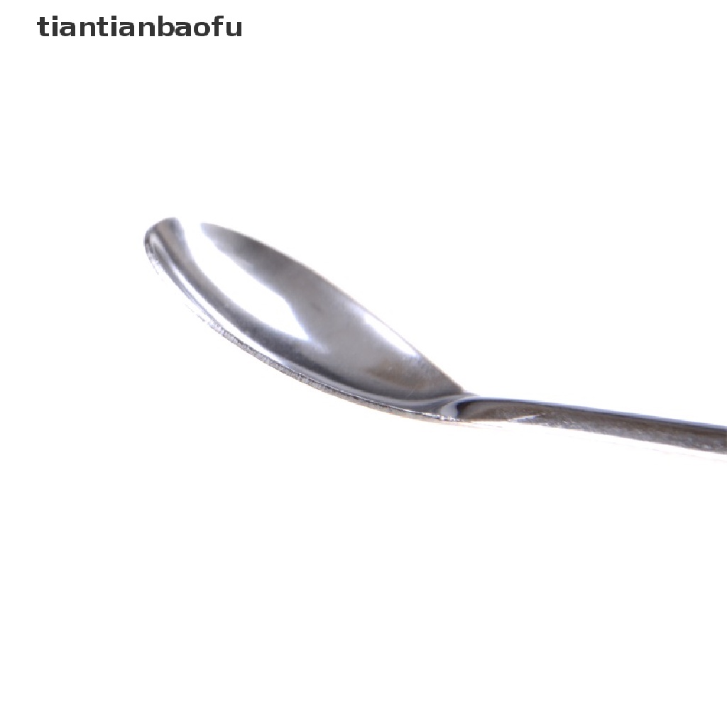 [tiantianbaofu] NEW Horn Spoon,Medicinal ladle with Spatula,Length 200mm Laboratory Supplies Hot Boutique