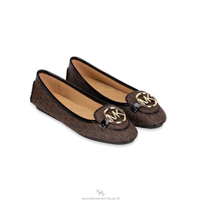 mk lilie moc signature brown