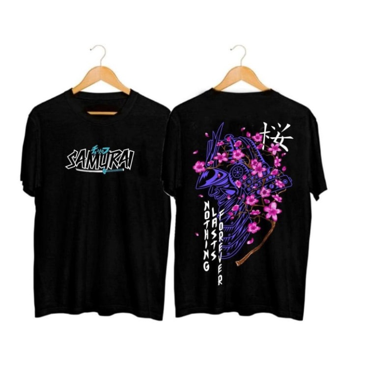 KAOS SAMURAI SAKURA / KAOS PRIA / KAOS DISTRO / KAOS PRIA DISTRO / KAOS PRIA MURAH / KAOS MURAH / KA