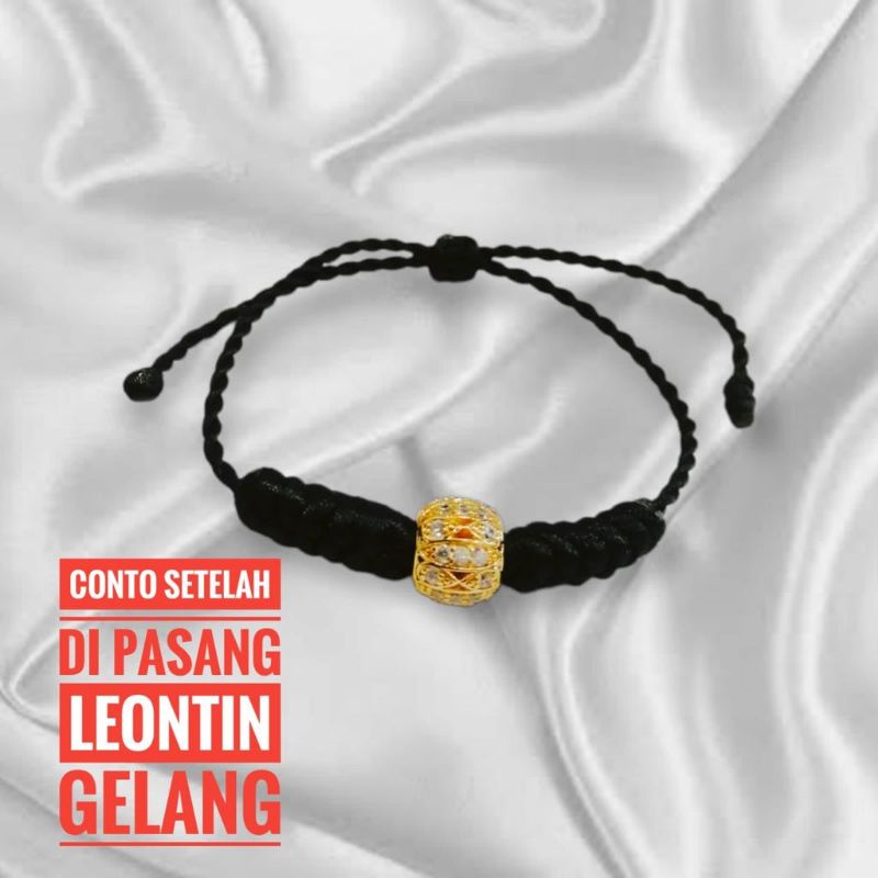 gelang Tali //gelang serut//bisa di pasangan kan dg Charm atau emas