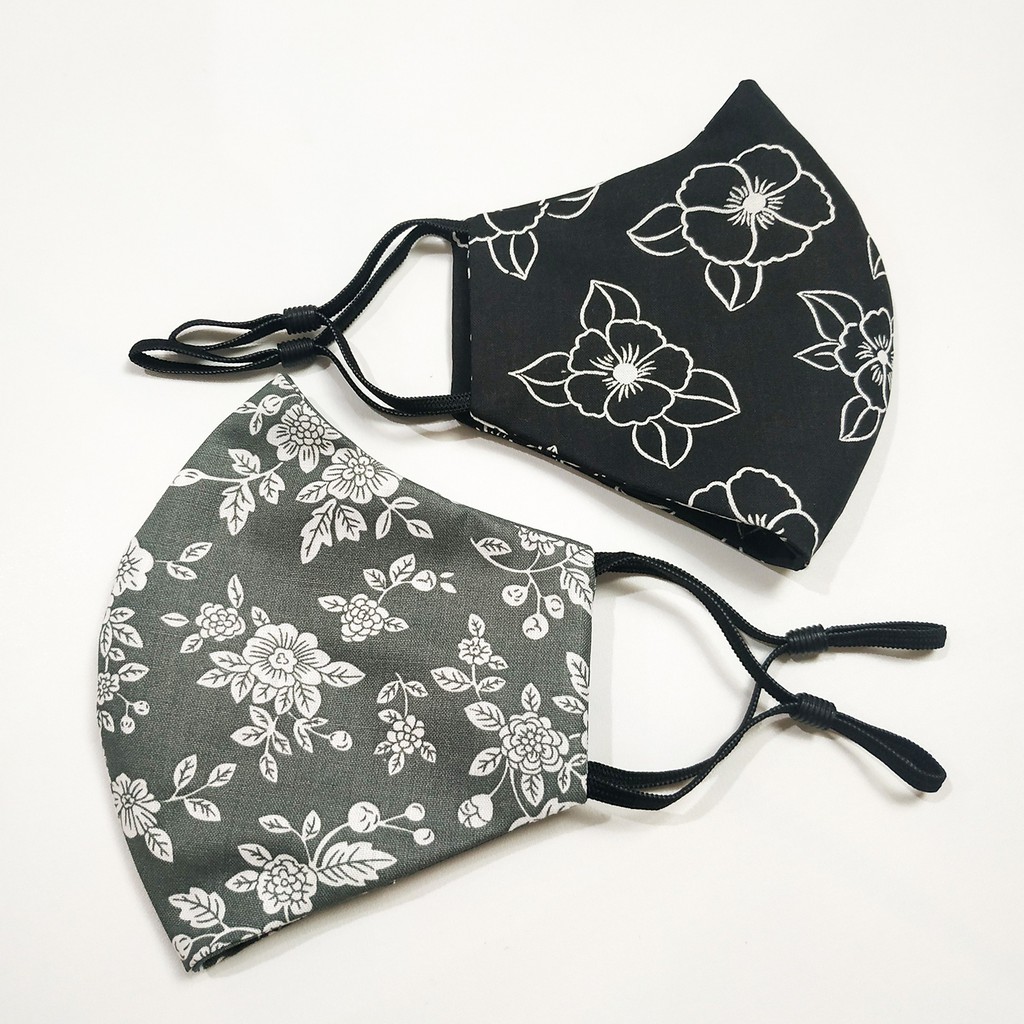 Masker Katun Motif ( FLOWER SERIES )