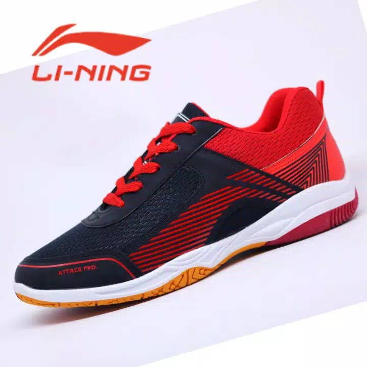 Sepatu Pria Lining Vol.3 Sepatu Badminton Sepatu Olahraga Indoor Outdoor Pria Original