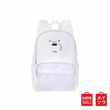 TAS RANSEL MINISO ICE BEAR WE BARE BEARS