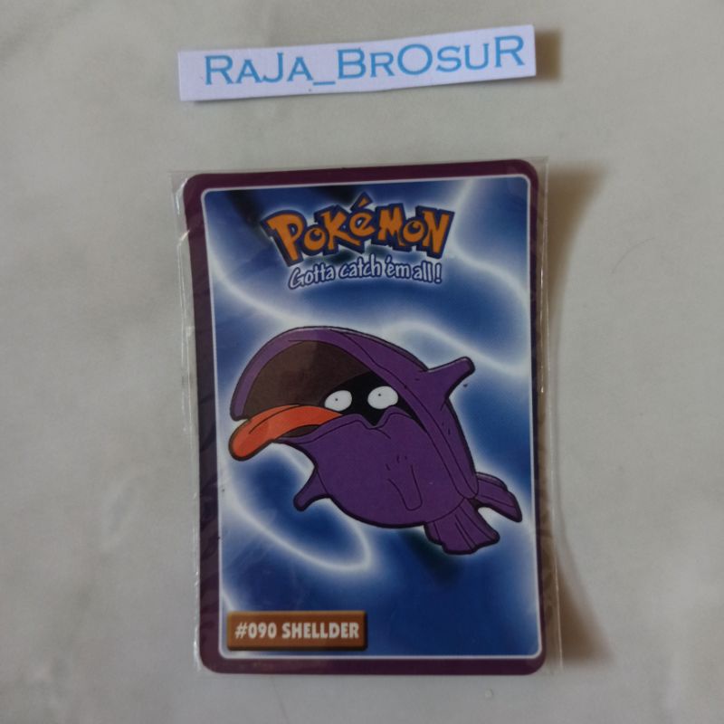 Kartu Stiker Mainan Jadul Langka Pokemon Indigo League-Kanto Region Gen1 Hadiah Cup Cup Pop CuCu Pop