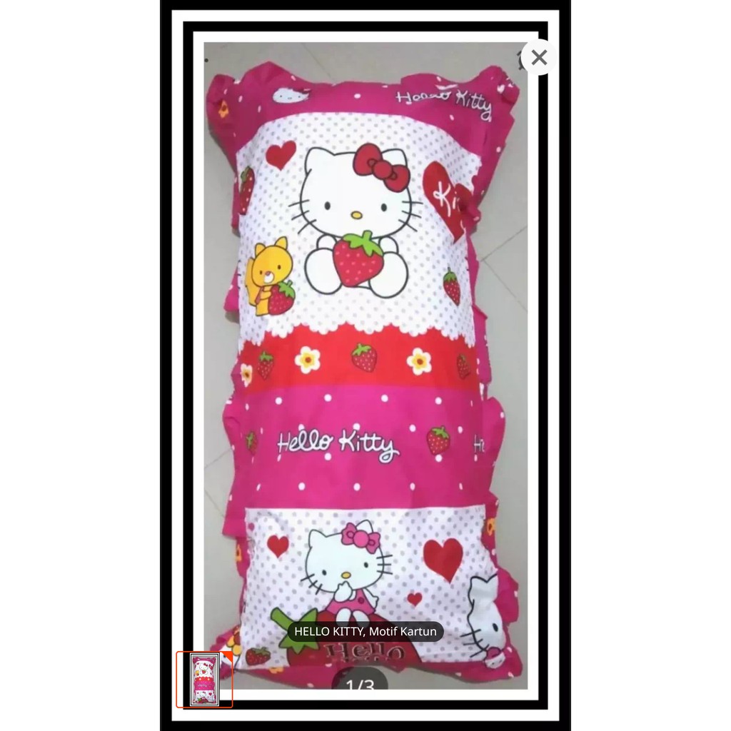 [DEASTORE] SARUNG BANTAL CINTA KARAKTER JUMBO UKURAN 45 x 95 cm