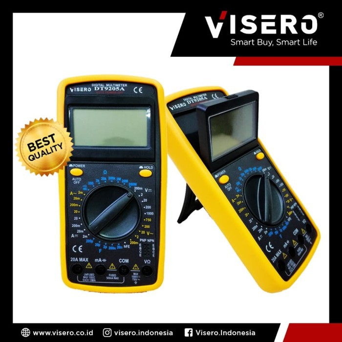 Multitester/ Avometer/ Multimeter Digital Visero (DT-9205A)