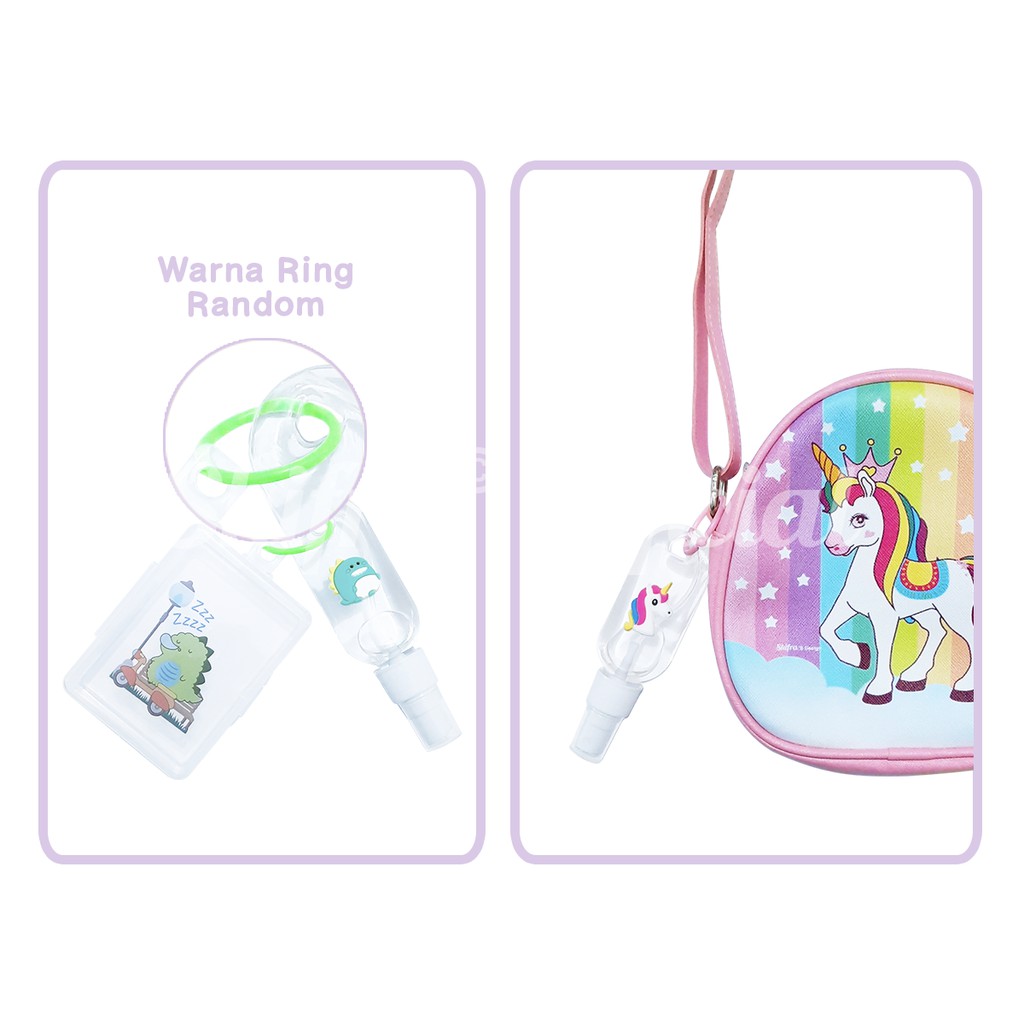 Shifra Pouch Hand Sanitizer Gantung Gambar Karakter 30 ml dan 50 ml