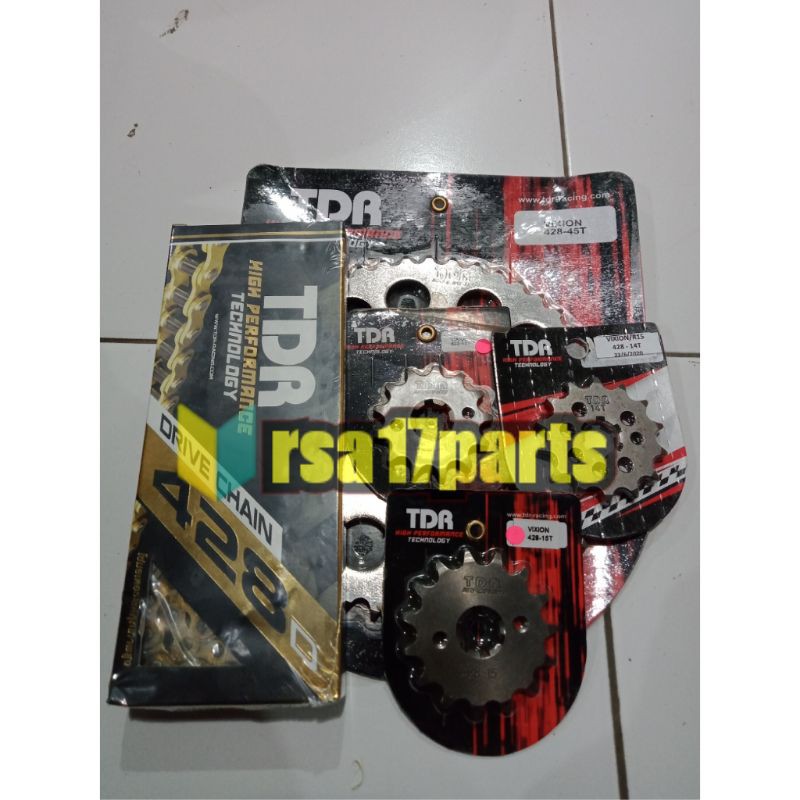GIR GEAR SET XABRE / VIXION NEW OLD/ R15 V1 V2 TDR ORIGINAL