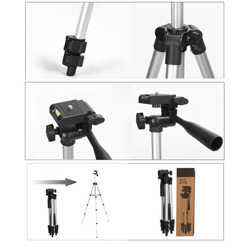 Trend-Tripod 3110A/3120/3130 handphone hp u holder Kaki Stabilizer 1 Meter