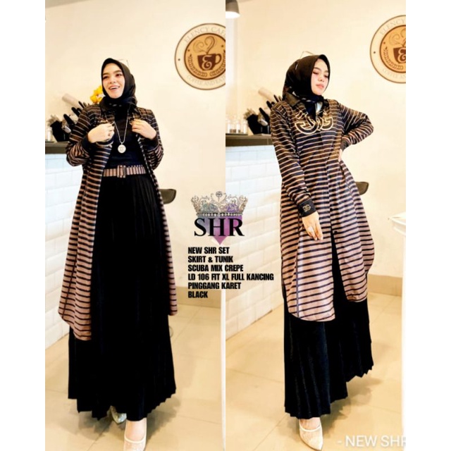 NEW SHR ORI set skirt&tunik