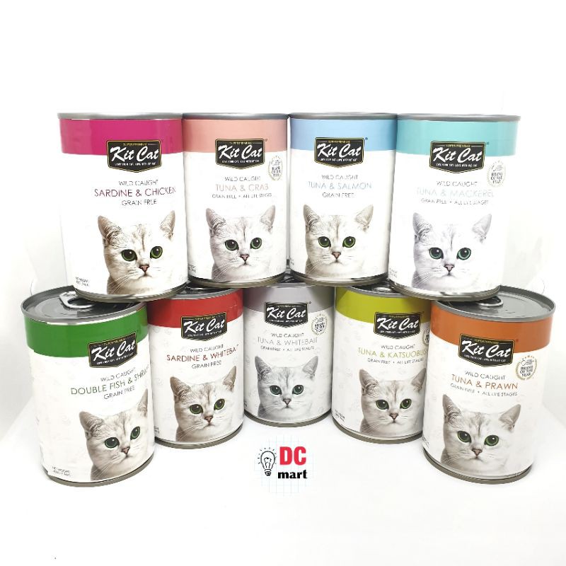 KITCAT KIT CAT Kaleng 400Gr / Makanan Kucing Kalengan Kitcat Premium Wetfood