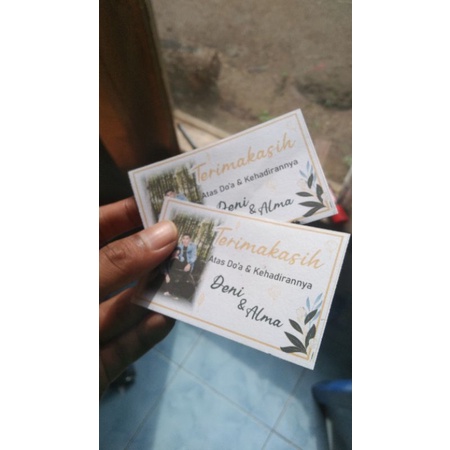 

Thank's Card/ Kartu Siuvenir