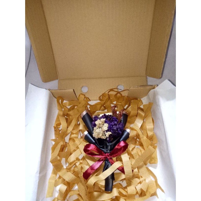 Gift box buket edelweis mini