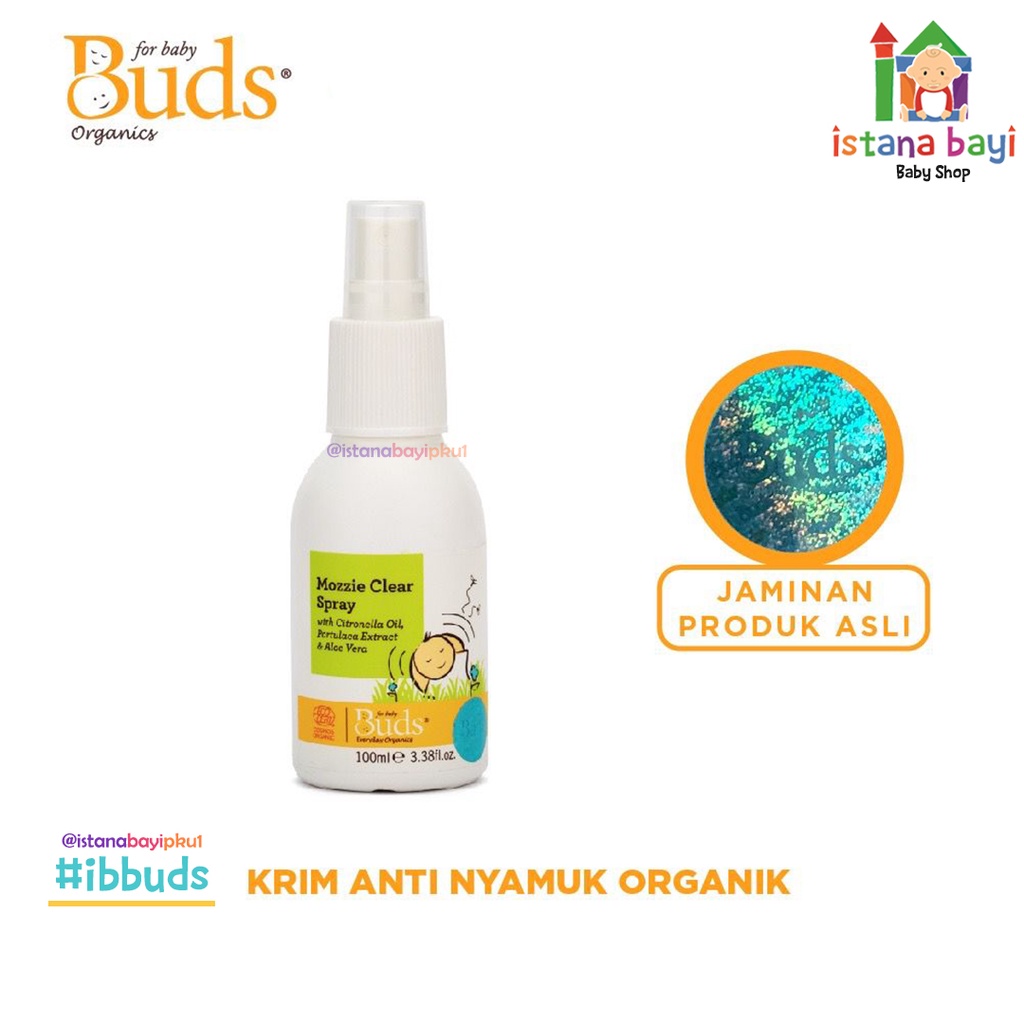 Buds Mozzie Clear Spray 100ml/anti nyamuk bayi