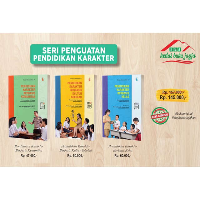 Jual Buku SERI PENGUATAN PENDIDIKAN KARAKTER (3 BUKU) Indonesia|Shopee