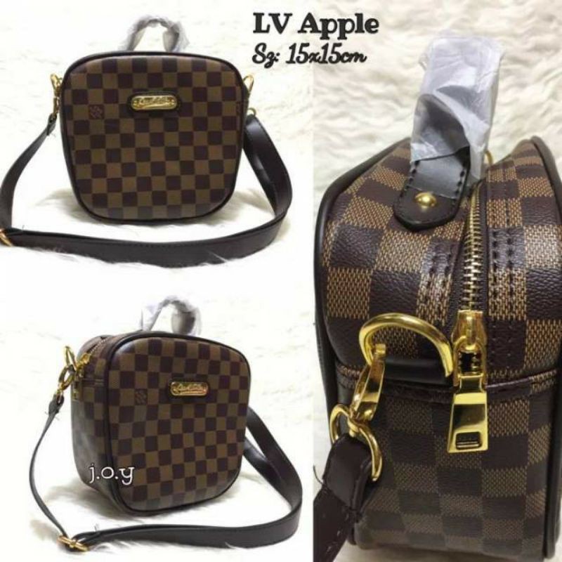 Tas LV Apel Tas Selempang Monogram Damier