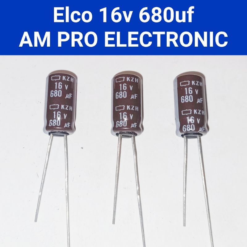 Elco 16v 680uf Elko 680uf 16v Pengganti 470uf