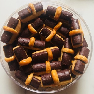 Chocolate Stick Cookies Premium Butter Toples Besar Kue 