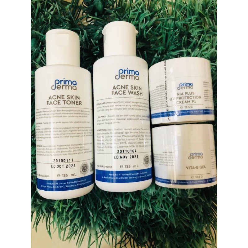 BPOM Prima Derma Paket Whitening Acne Super Glowing | Primaderma