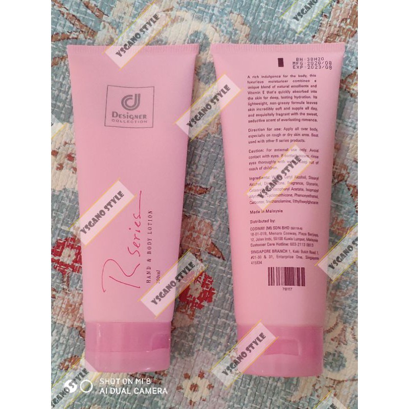 Jual DESIGNER Collection R Series Hand Body Lotion COSWAY Malaysia