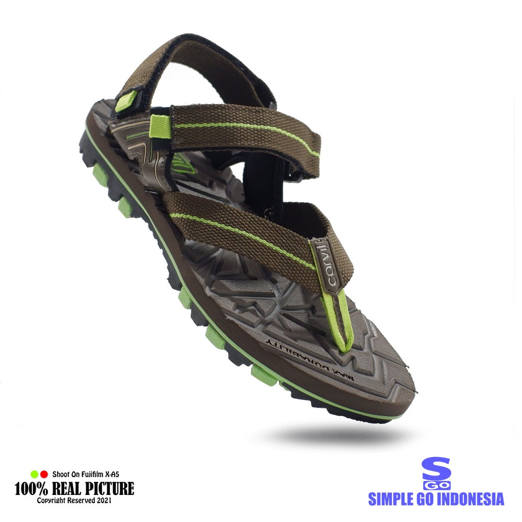 Carvil Garcia Pasific Sendal Gunung Japit Pria Original Sandal Casual Cowok