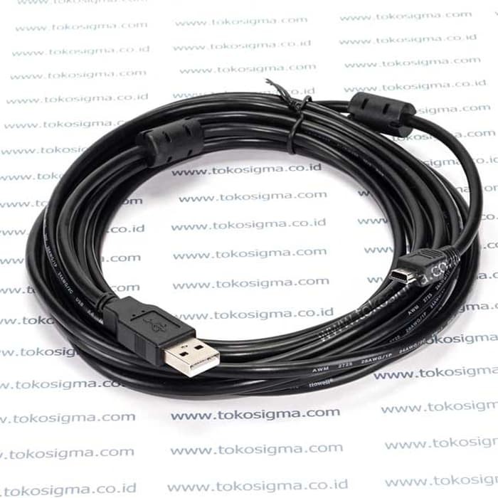 Kabel Usb 2.0 To Mini Usb Pin 5 Howell 5 Meter